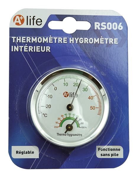 hygromètre bricomarché|Thermomètre hygromètre intérieur a+ life rs006.